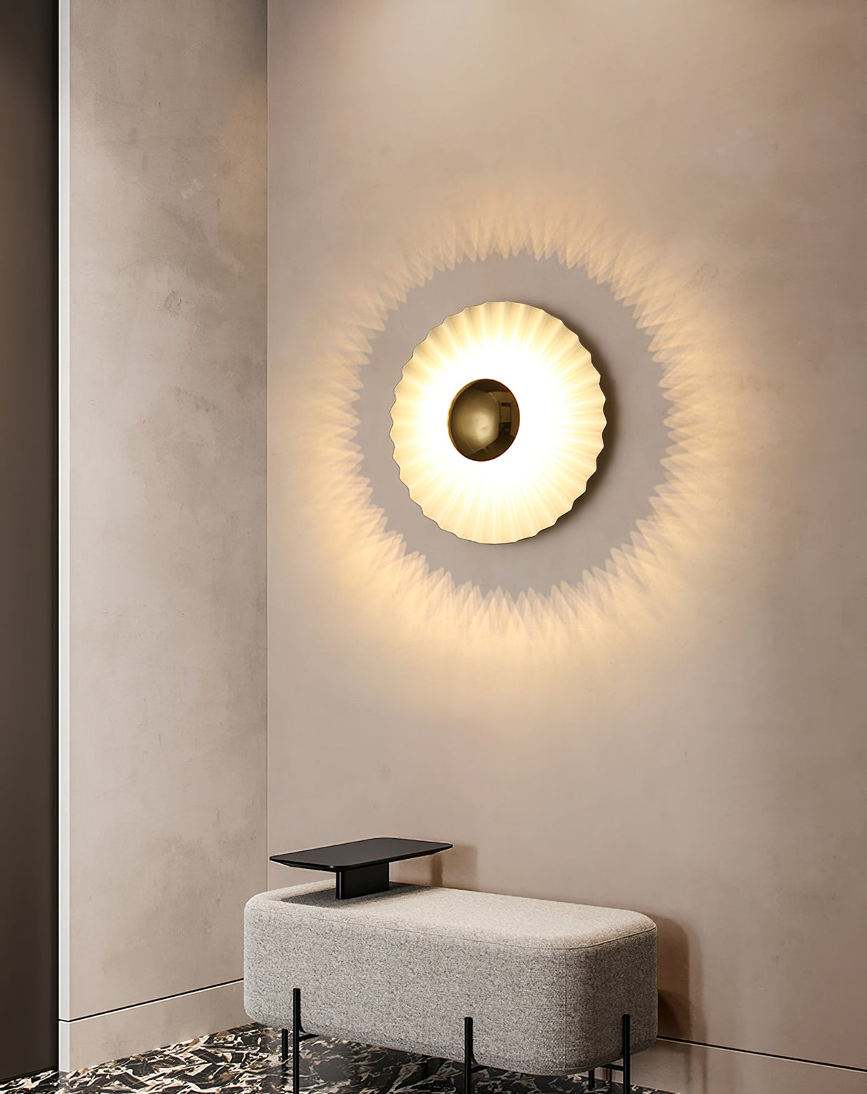 Tinsley Flush Wall Lamp