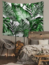 Rainforest Leaf Print Tapestry