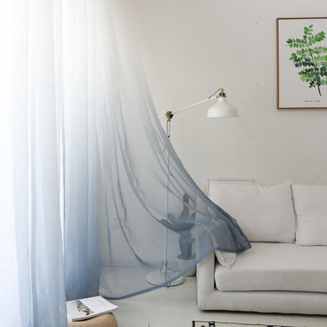 Tulle Curtains 3d Printed Kitchen Decorations Window Treatments American Living Room Divider Sheer Voile curtain Single Panel 1