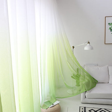 Tulle Curtains 3d Printed Kitchen Decorations Window Treatments American Living Room Divider Sheer Voile curtain Single Panel 1