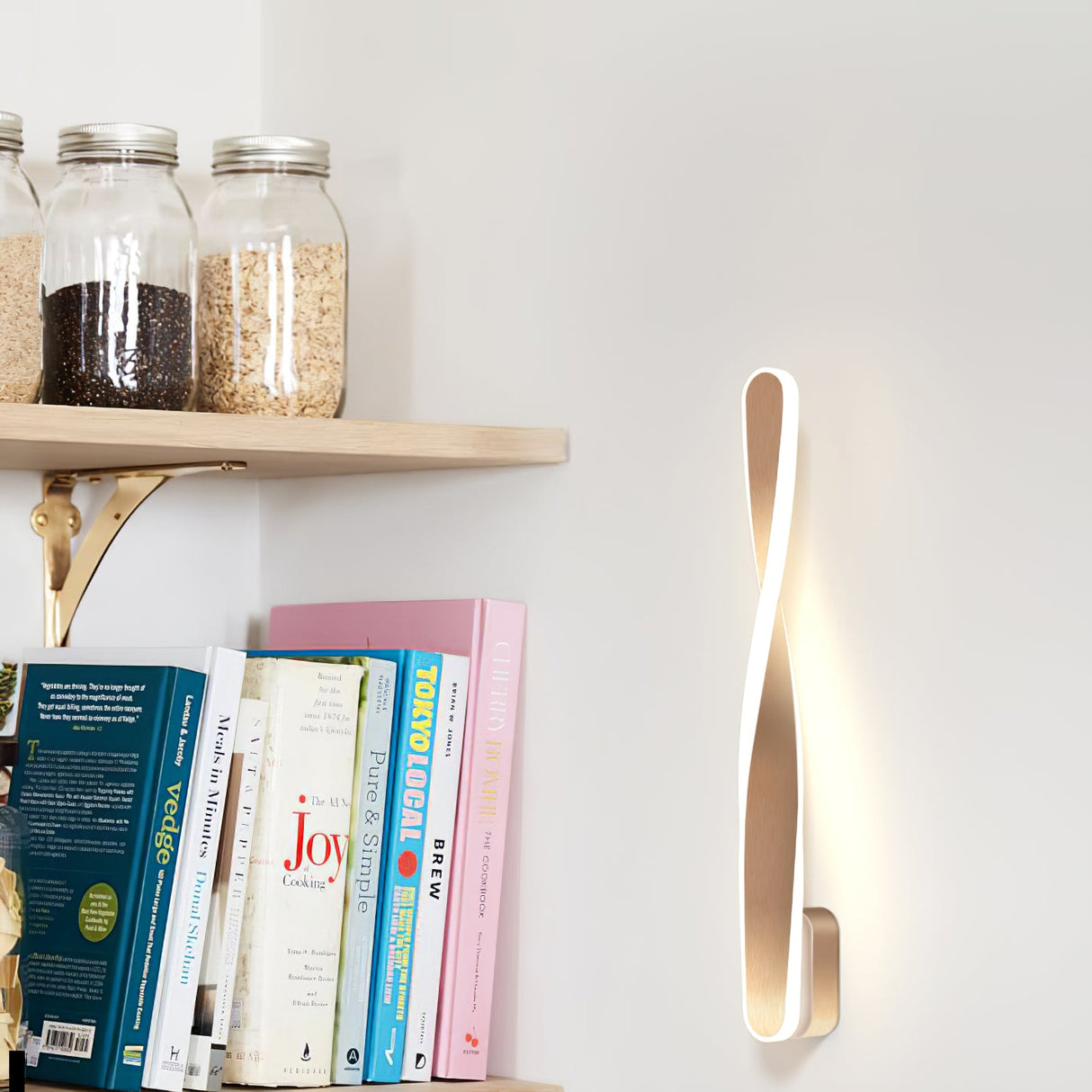 Twisted LED Wall Light