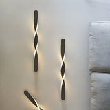 Twisted LED Wall Light