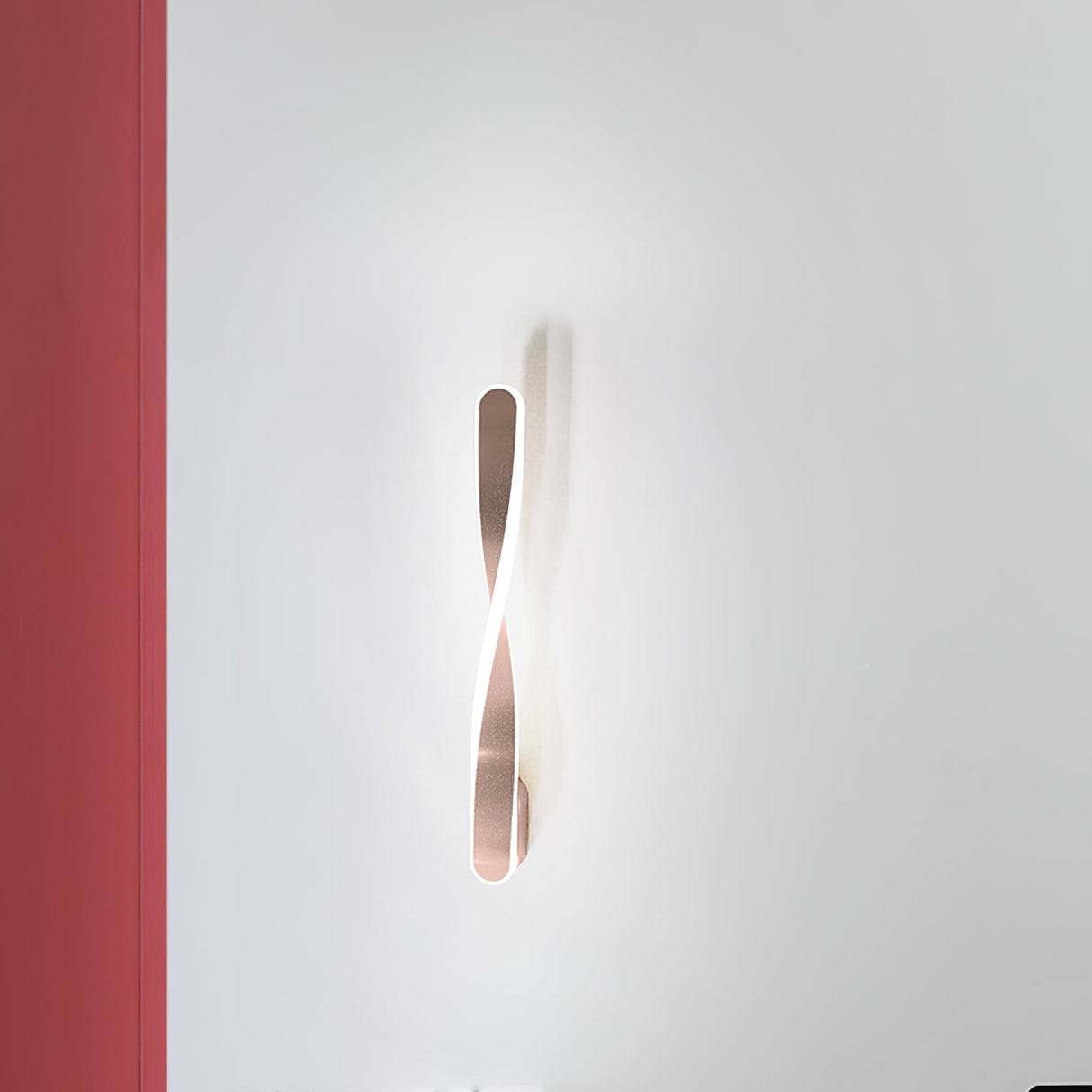 Twisted LED Wall Light