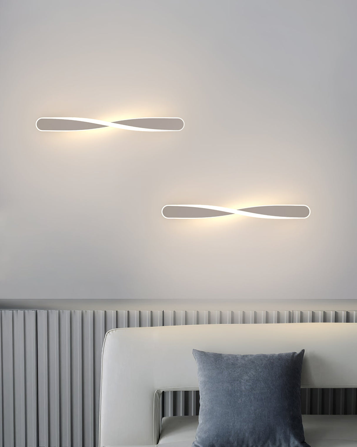 Twisted LED Wall Light