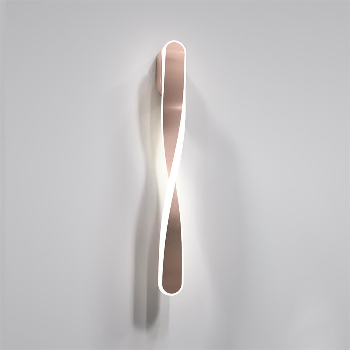 Twisted LED Wall Light