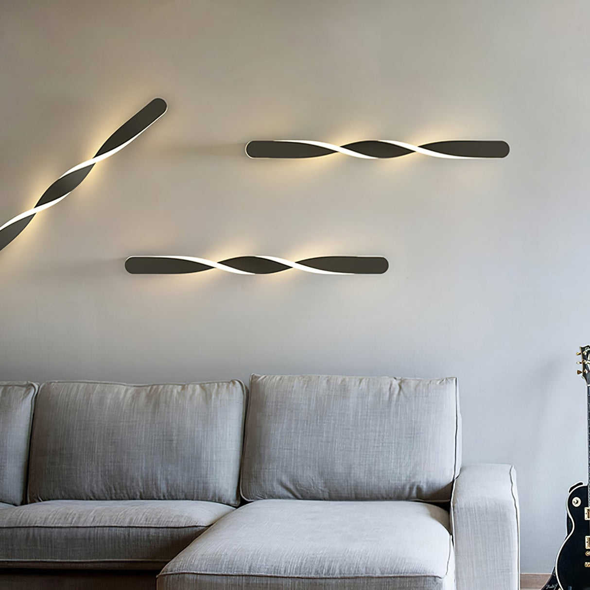 Twisted LED Wall Light