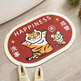 Two Tigers Bath Mat