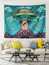 UFO Print Tapestry