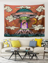 UFO Print Tapestry