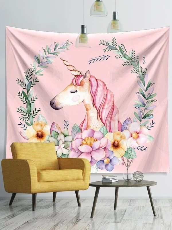 Unicorn Print Tapestry