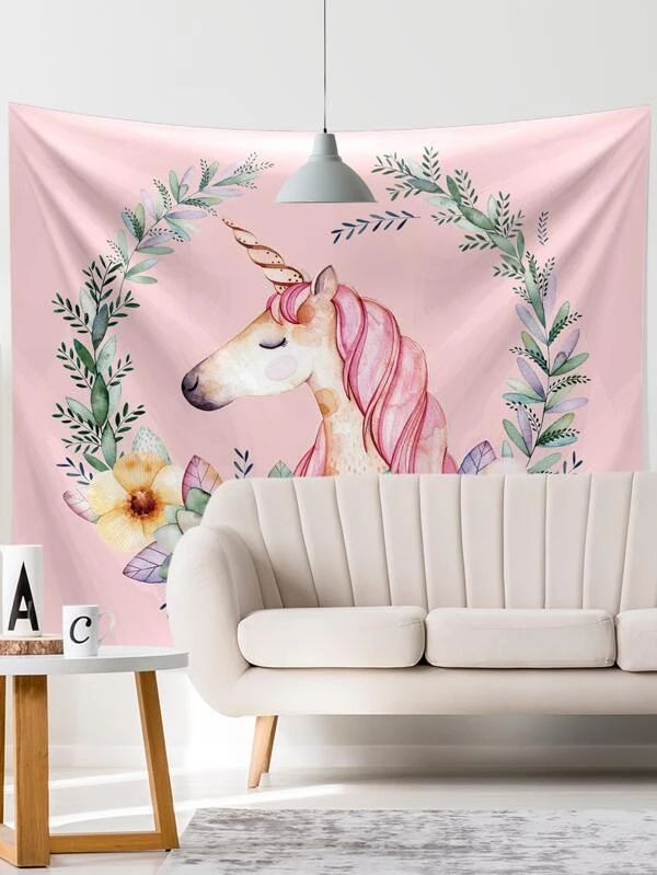 Unicorn Print Tapestry
