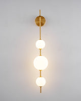 Vertical Globe Wall Lamp