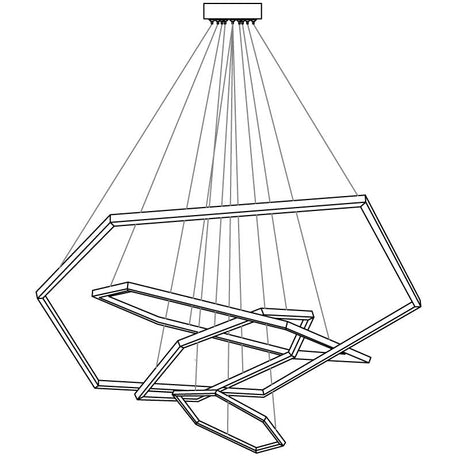 Silver Vesanto Chandelier
