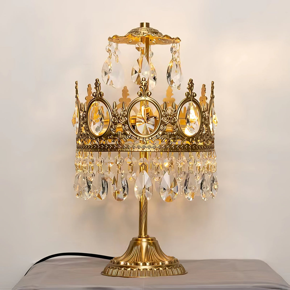 Vintage Crystal Table light