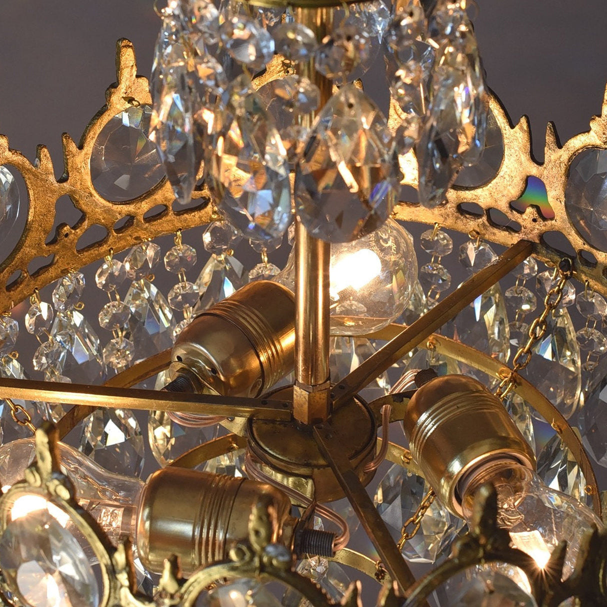 Vintage Crystal Table light