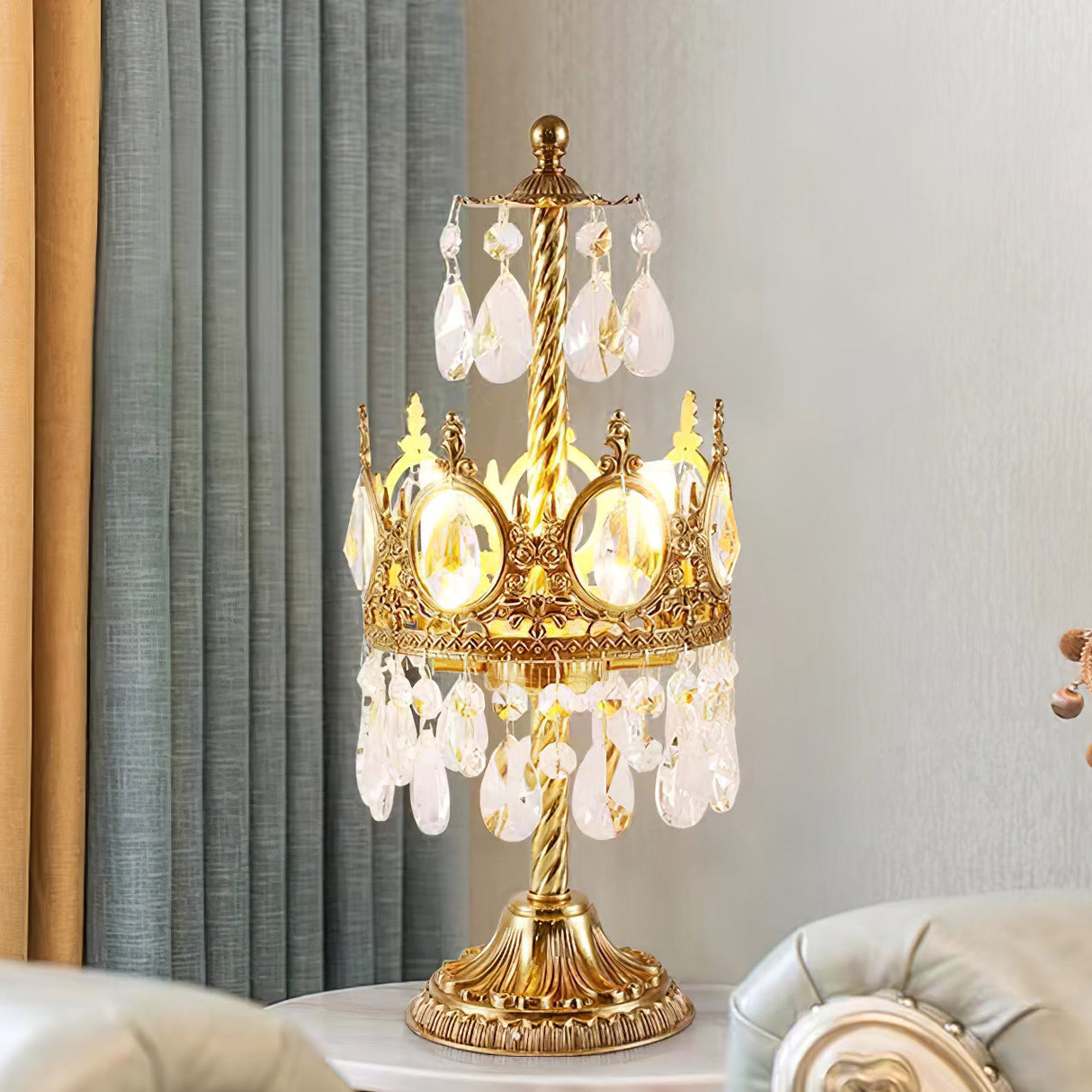 Vintage Crystal Table light