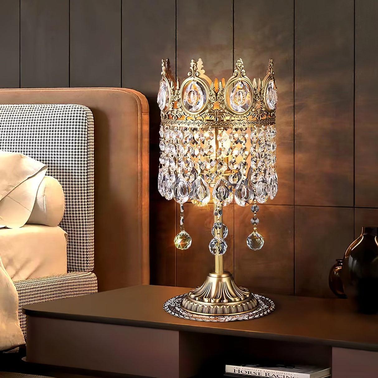 Vintage Crystal Table light
