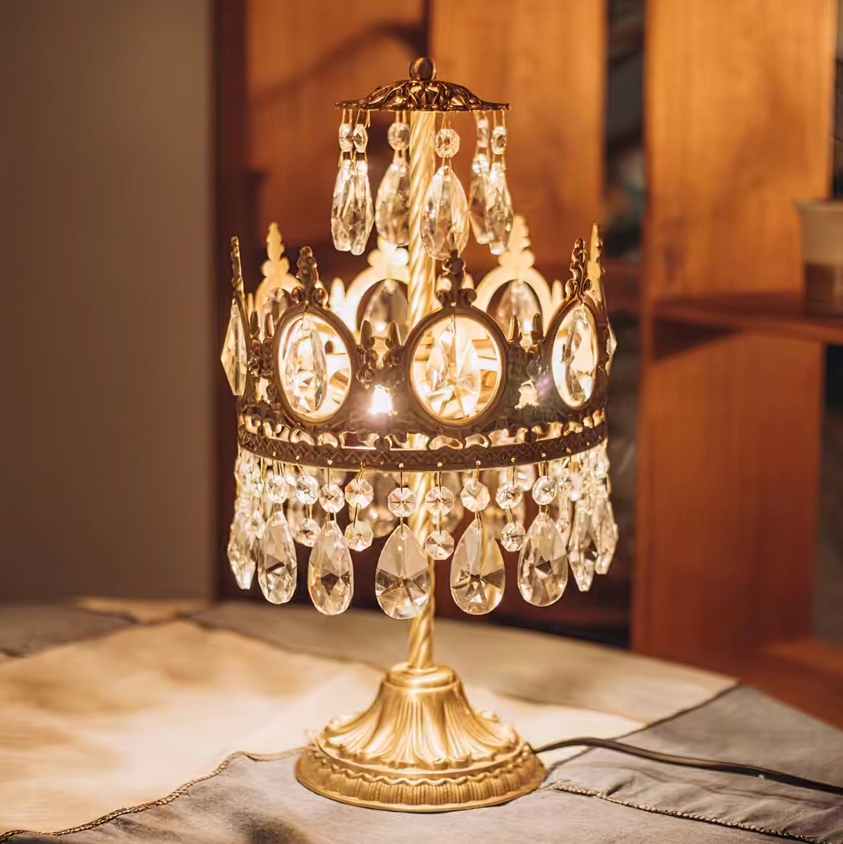 Vintage Crystal Table light