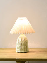 Vintage Pleated Table Lamp