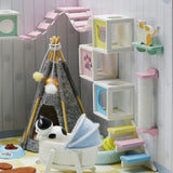 Miniature DIY Doll House, Cat House