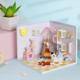 Miniature DIY Doll House, Cat House