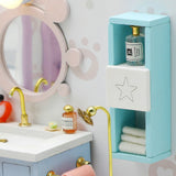 Miniature DIY Doll House, Bathroom