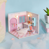 Miniature DIY Doll House, Bathroom