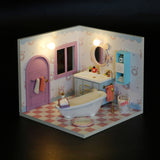 Miniature DIY Doll House, Bathroom