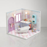 Miniature DIY Doll House, Bathroom