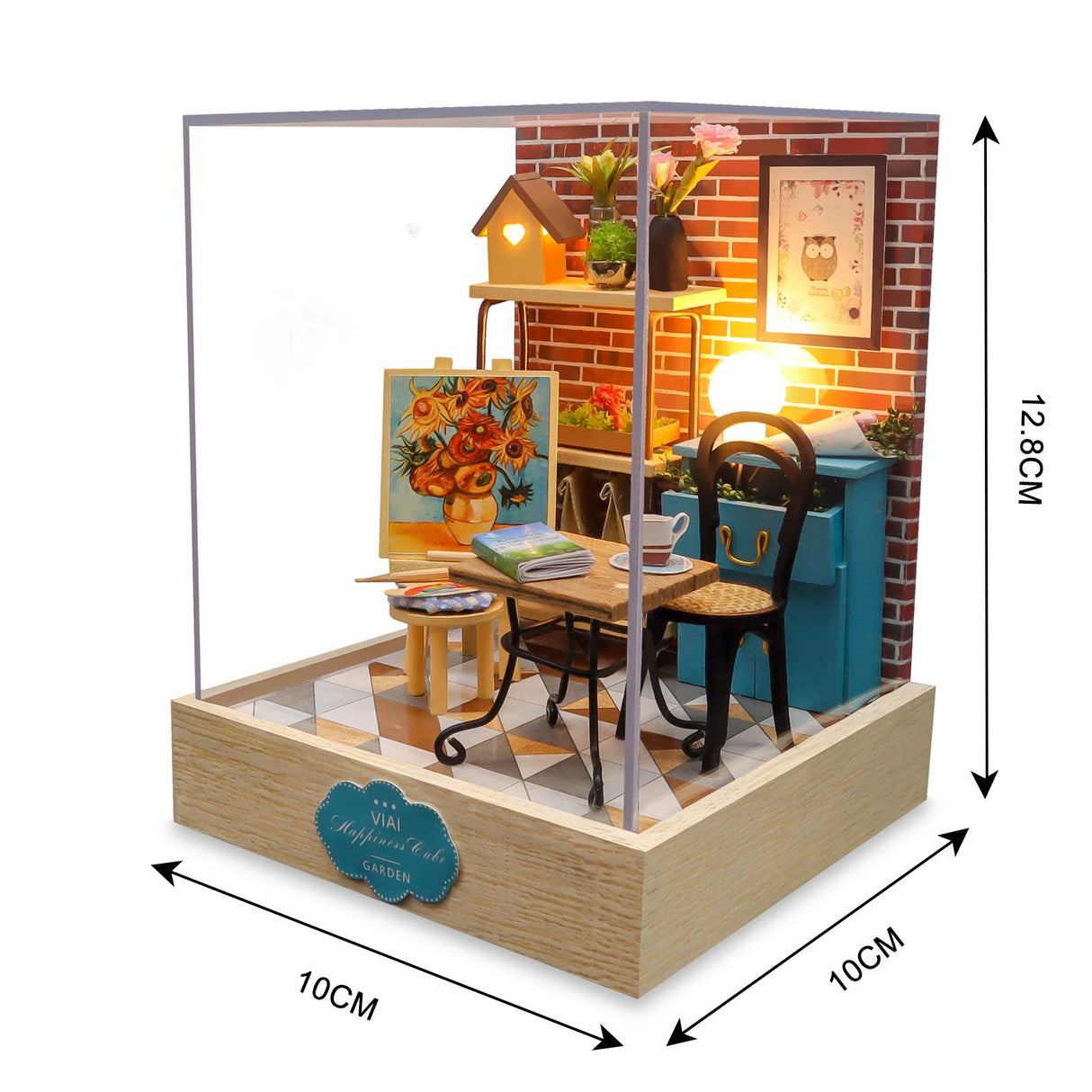 Miniature DIY Doll House, Painting Room