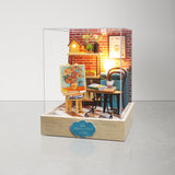 Miniature DIY Doll House, Painting Room