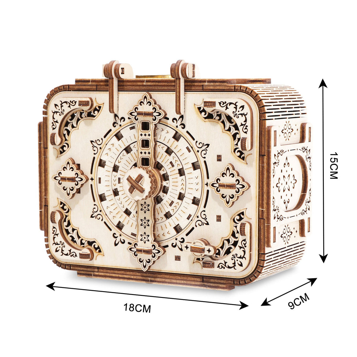 3D Wooden Treasure Box Puzzles