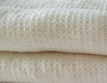 Honeycomb and Herringbone Jacquard French Linen Blanket Throws