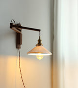 Walnut Telescopic Wall Lamp