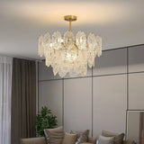 Wave Glass Chandelier