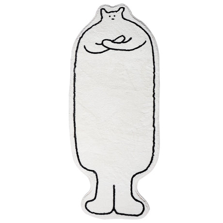 Weird Cat Bedroom Mat