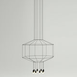 Geometric Lines Pendant Lamp
