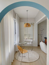 Wooden Pumpkin Pendant Lamp