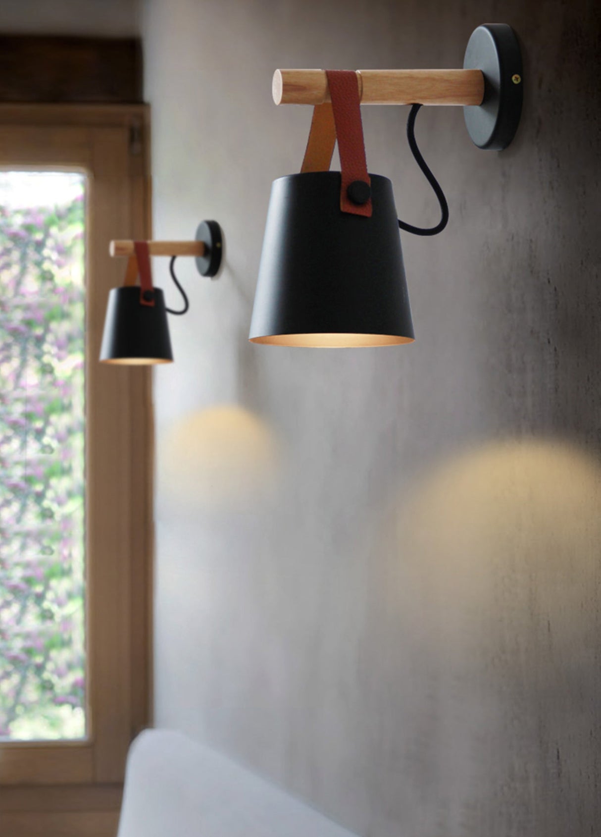 Wooden LED  Wall Light