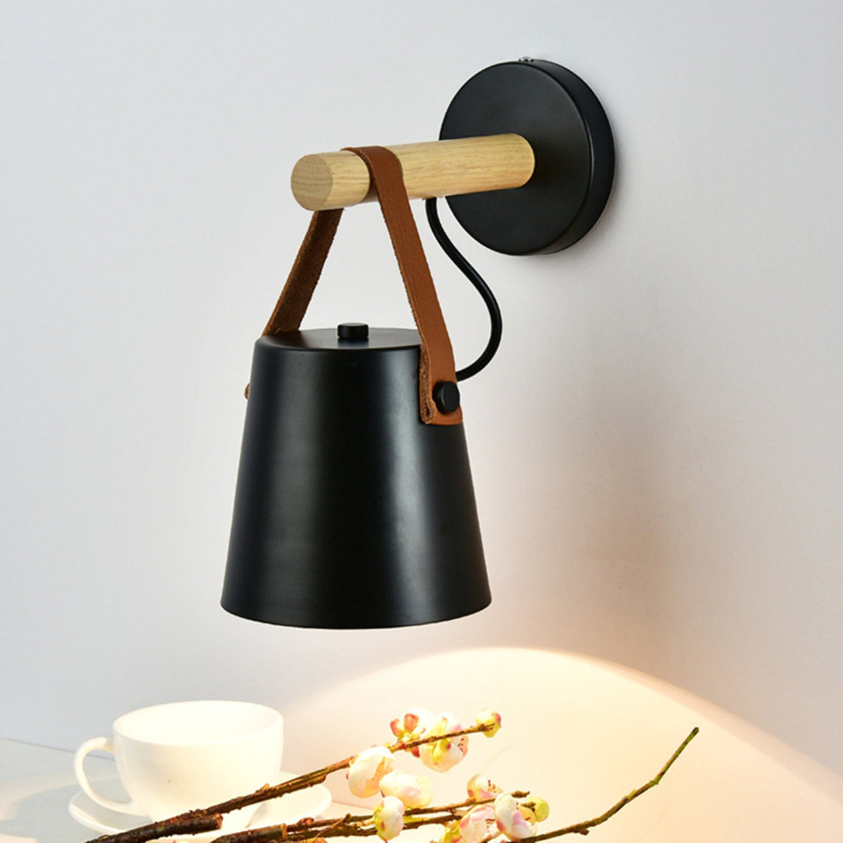 Wooden LED  Wall Light