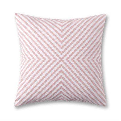 Embroidered Home Decorative Pillow Cover 45X45cm White Gray Pink Canvas Cotton Cushion Cover For Sofa Square Pillow Case