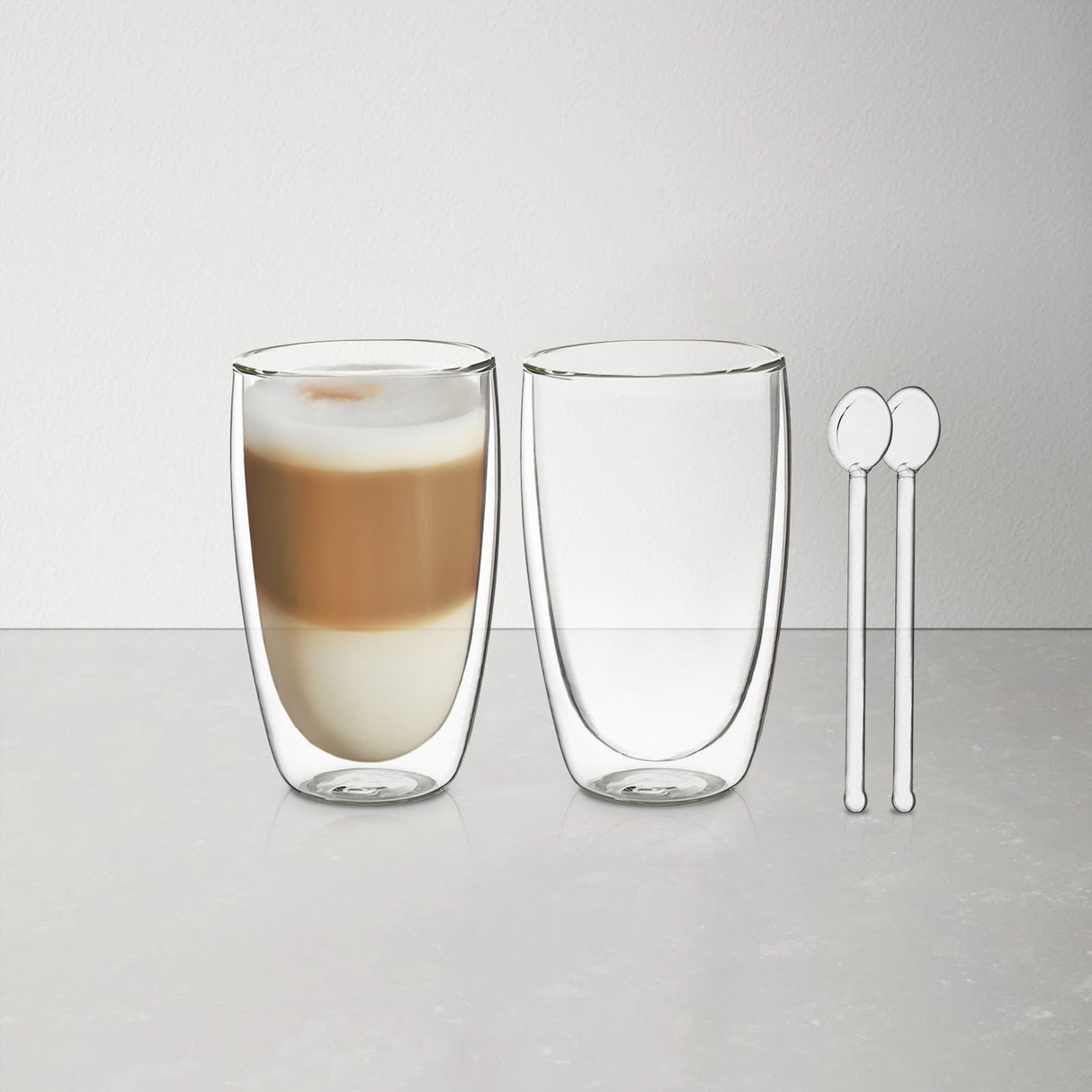 Double Walled Glasses Cups Set