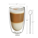 Double Walled Glasses Cups Set