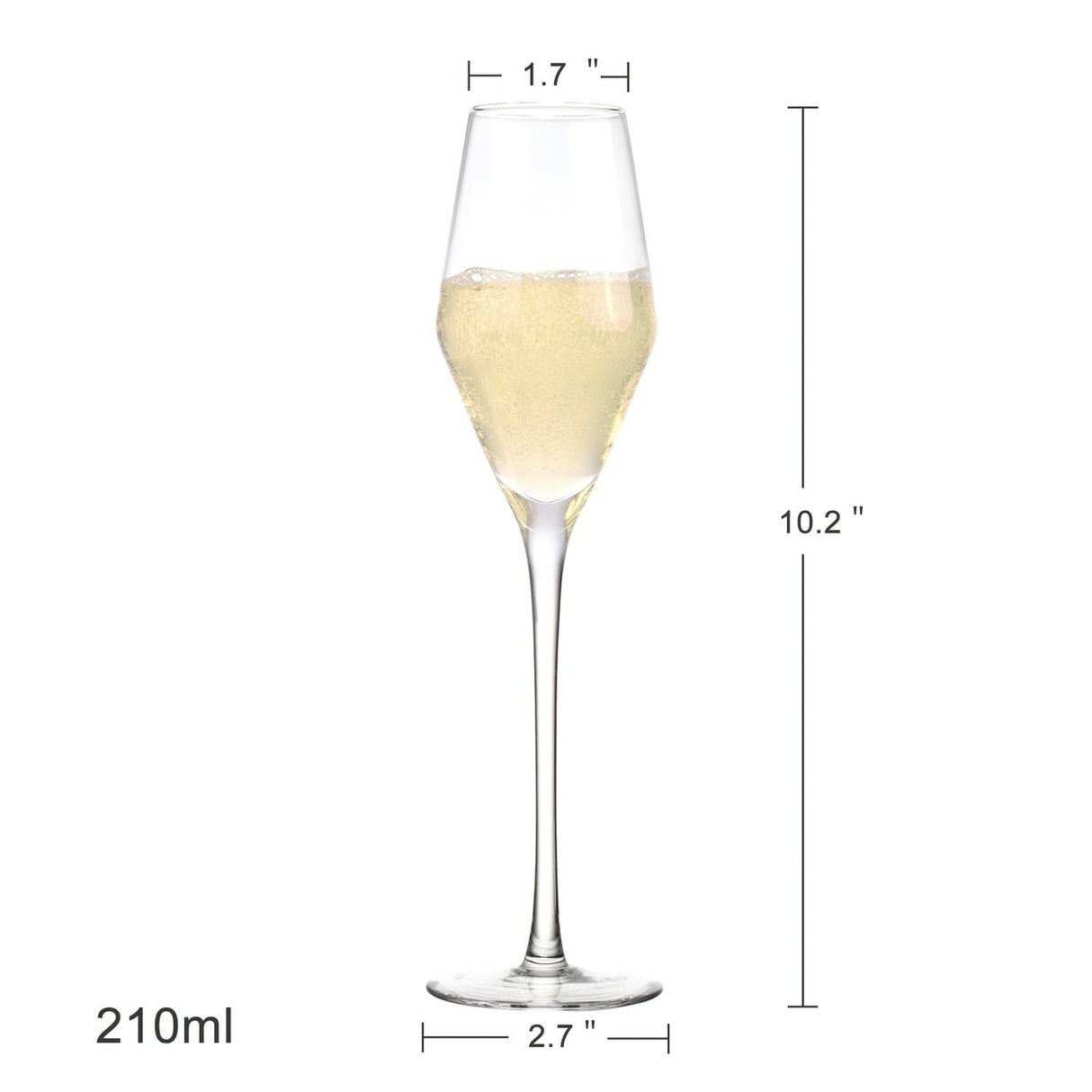 Long Stem Champagne Glasses