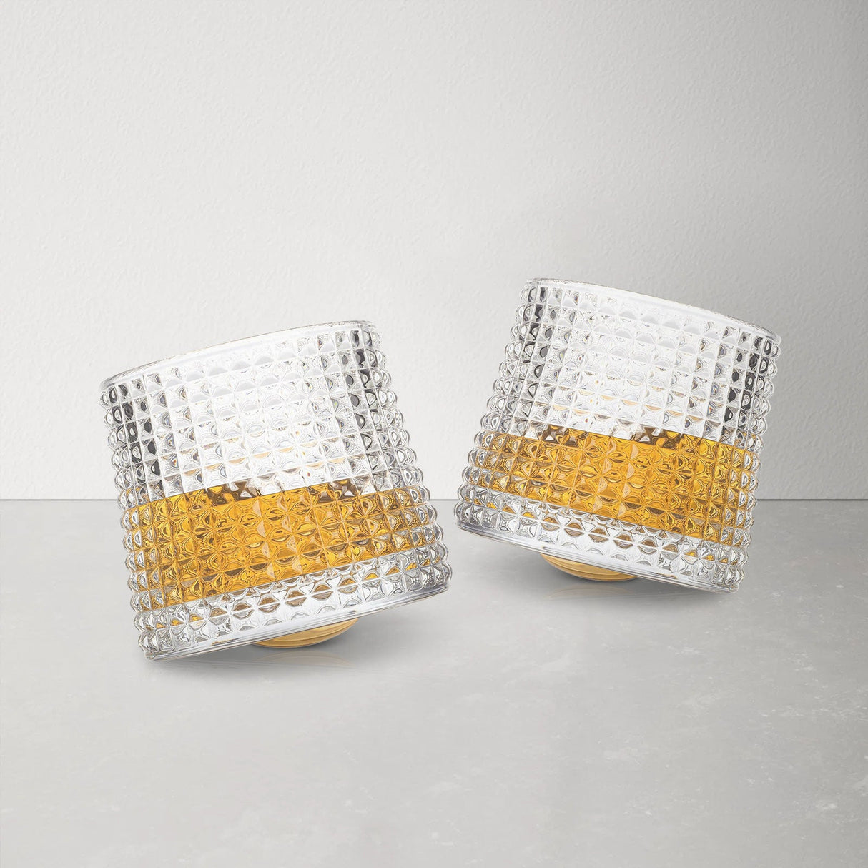 Rotatable Whiskey Tumbler Set