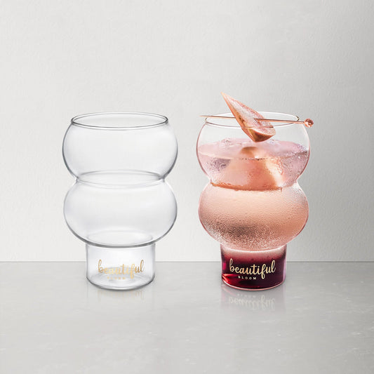 Unique Stemless Cocktail Glasses Set