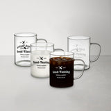 Clear Glass Coffee Mugs with Handle