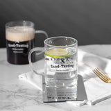 Clear Glass Coffee Mugs with Handle