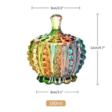 Iridescent Candy Dish with Lid