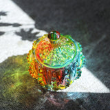Iridescent Candy Dish with Lid